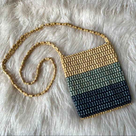Handbags - Ombré Bamboo Beaded Crossbody